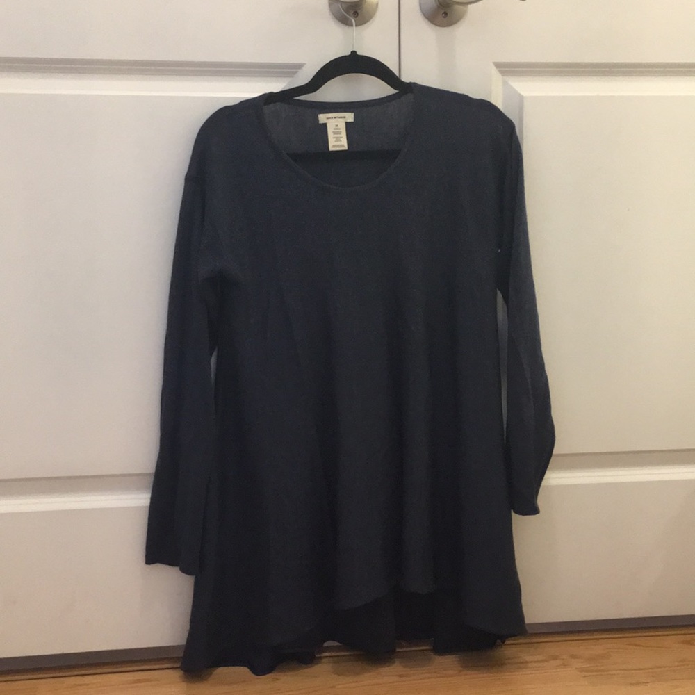 Navy sweater tunic